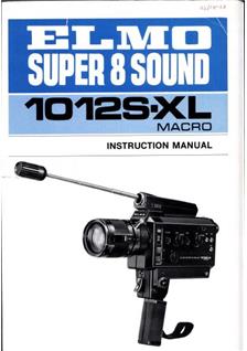 Elmo 1012 S-XL manual. Camera Instructions.